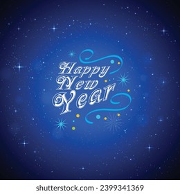 Happy new year background with elegant luxury