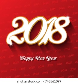 Happy New Year background with elegant design
