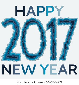 Happy New Year background. Happy holidays card. Creative design for your greetings card, flyers, posters, brochure, banners, calendar
