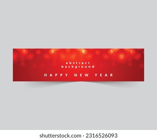 Afiche de enlace del año nuevo feliz
