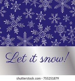 Happy new year background snowflake winter card season december snow celebration ornament vector illustration. Geometric freeze snowfall decorative nature beautiful christmas holiday symbol.
