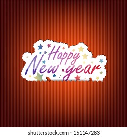 Happy New Year background with space for your text (EPS10 Vector)