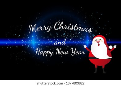 Happy New Year background template. Merry Christmas and Happy New Year holiday symbol template. 