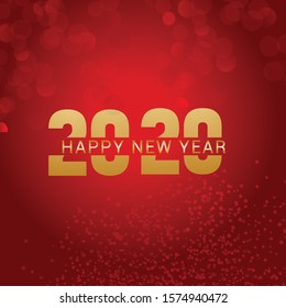 Happy New Year background. Vector illustration