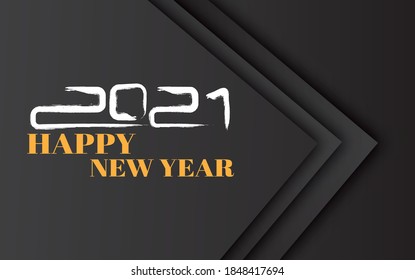 Feliz año nuevo, ilustración vectorial.