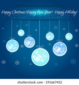 Happy New Year background. Vector EPS10.