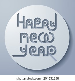 Happy new year background. Vector eps10