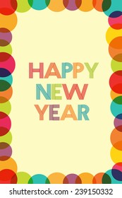 Happy New Year Background. Vector design