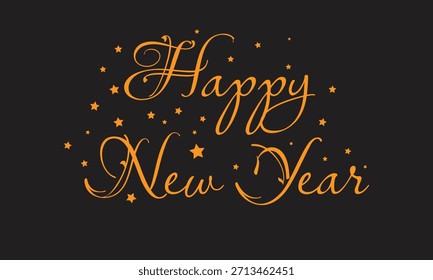 Feliz año nuevo. Ilustración vectorial de fondo. Feliz año nuevo fondo