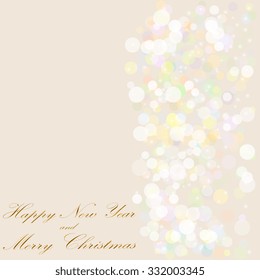 Happy New Year. Background. Vector illustration