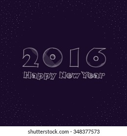 Happy new year background. Vector illustration.