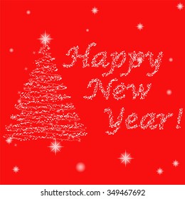 Happy New Year background - vector
