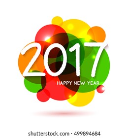 Happy New Year Background. Vector illustration