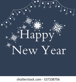 Happy New Year background in vector