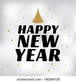 Happy New Year Background Vector background for banner, poster, flyer