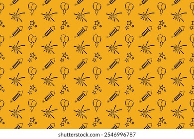 Feliz año nuevo fondo amarillo