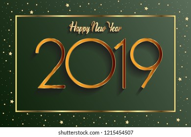 Happy New Year background for your flyers and greetings Card