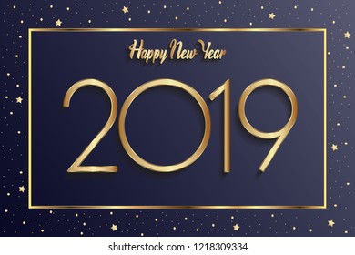 Happy New Year background for your flyers and greetings Card