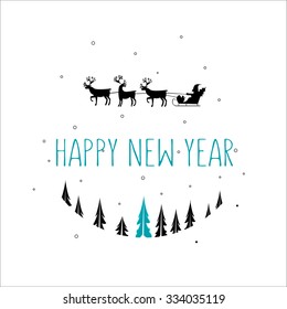 Happy New Year background for your design