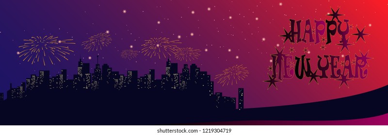Happy New Year - Banner Design