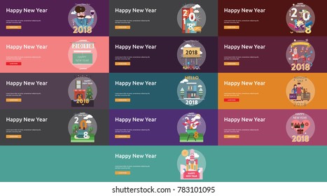 Happy New Year Banner Design