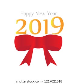 Happy new year banner. Vector illustration design