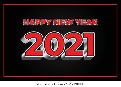 Feliz año nuevo. Ilustración vectorial de un feliz año nuevo. Hermosa inscripción. Antecedentes de la fiesta.