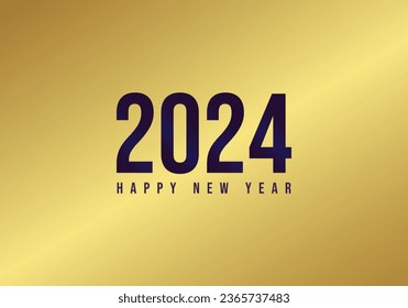 Happy new year banner. Vector illustration of a happy new year