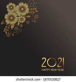 feliz año nuevo con hermosos antecedentes