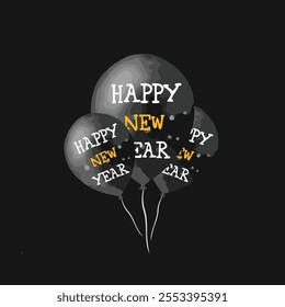  Happy New Year brings hope and joy.