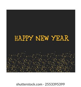  Happy New Year brings hope and joy.