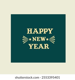  Happy New Year brings hope and joy.