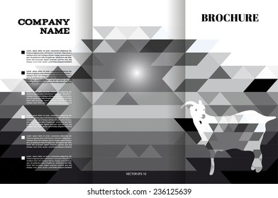 Happy New Year brochure design templates
