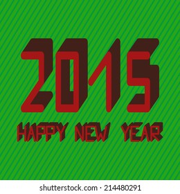 Happy New Year Card. 2015