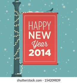 Happy new year card