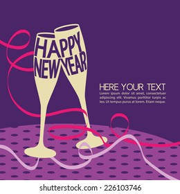 Happy New Year card