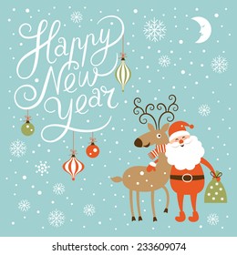 Happy New Year card 