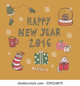 Happy New Year card