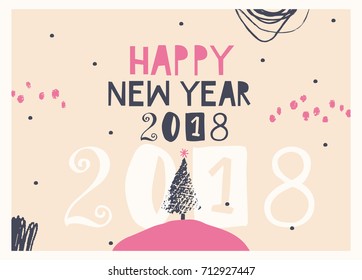 Happy New Year card.