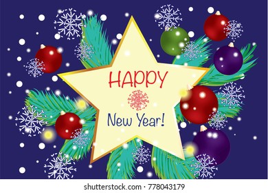 happy new year card