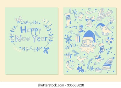 Happy New Year. card design