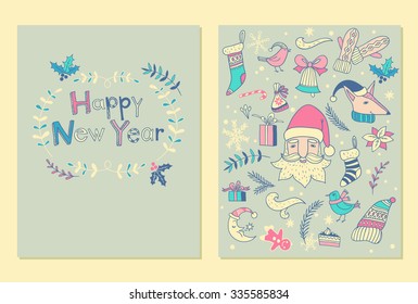 Happy New Year. card design