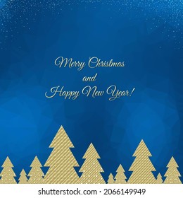 Happy New Year card Merry Christmas, Vector Illustration