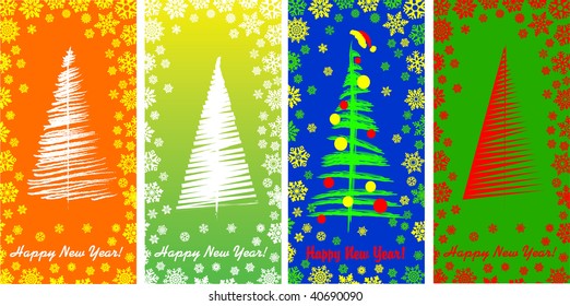 Feliz año nuevo (set).
