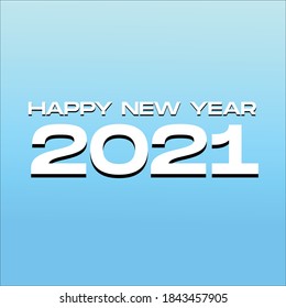 Happy New Year Card simple Design