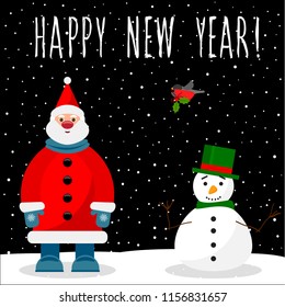 Happy new year card template. Happy new year pattern for greeting card, party invitation, new year holiday sale advertising, winter christmas vacation travel poster, bag prrint, t-shirt etc. 