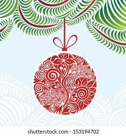 Happy new year card vector illustration