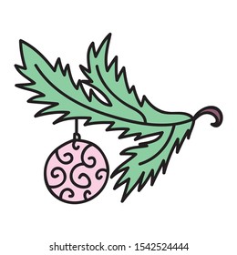 Happy new year card. Vector illustration