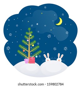Happy New Year Card (vector)