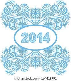 Happy new year card vector illustration